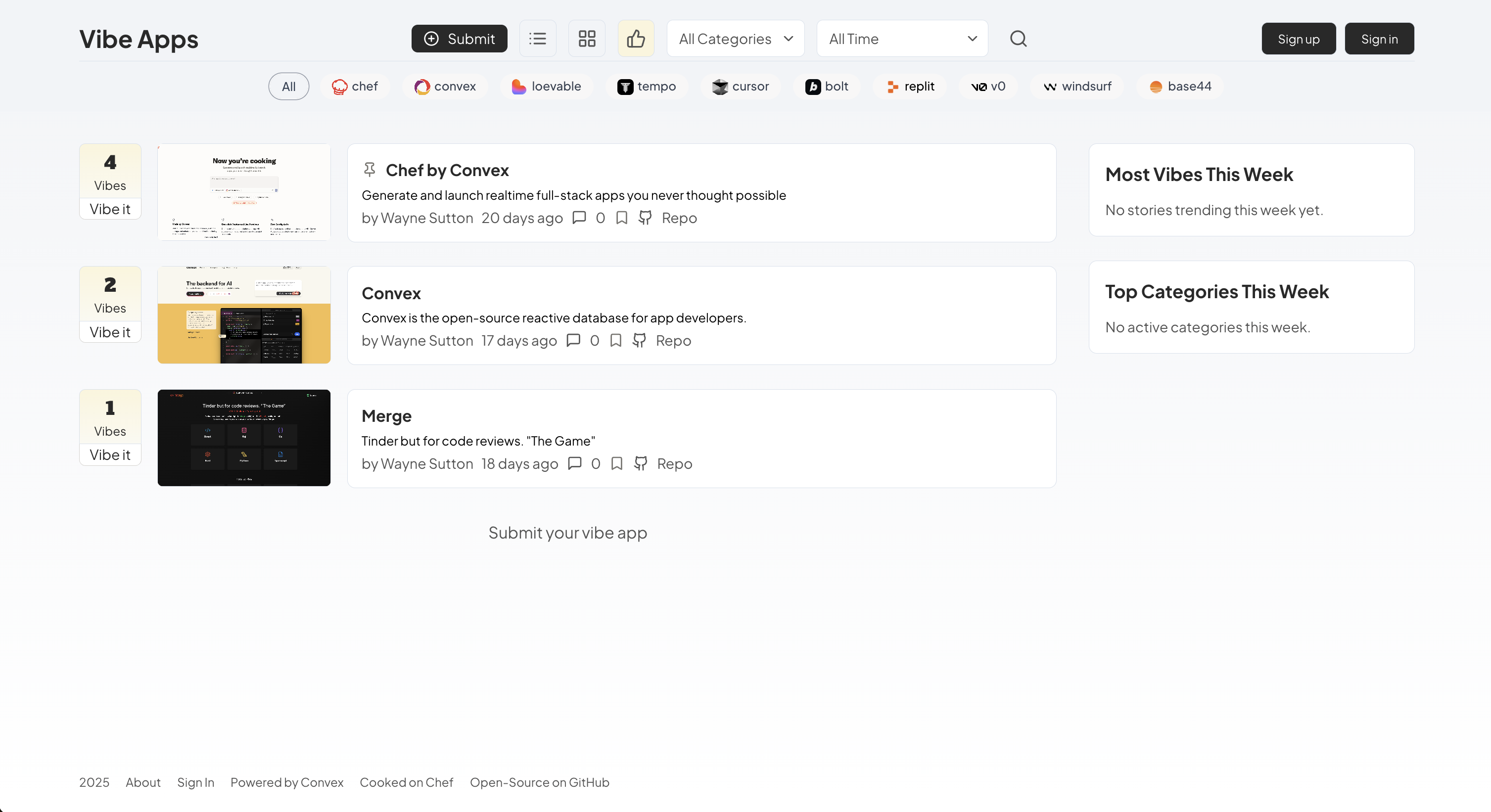 Product Hunt / Hacker News Starter Clone